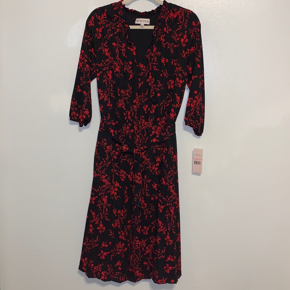 NWT Nanette Lepore floral midi dress